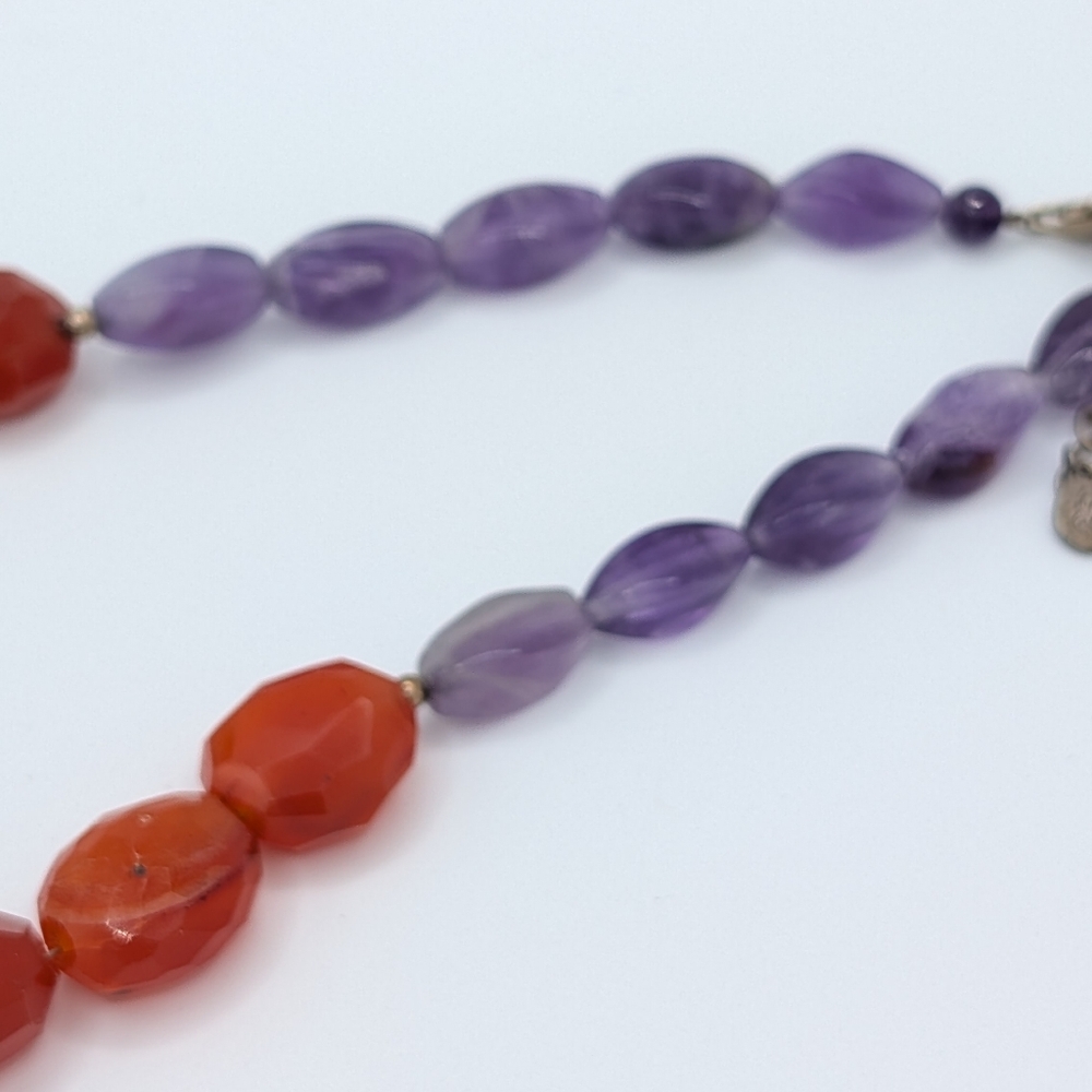 Barse Mixed Gemstone Chunky Statement Necklace - image 6